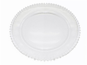 13" Glass Charger Plate